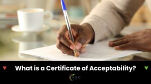What is a Certificate of Acceptability?