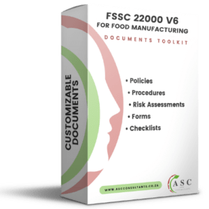 FSSC 22000 V6 for Food Manufacturing Documents Templates Toolkit