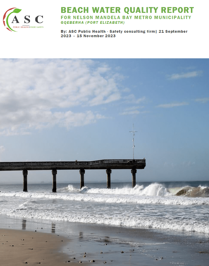 Beach Water Quality Report for NMBM